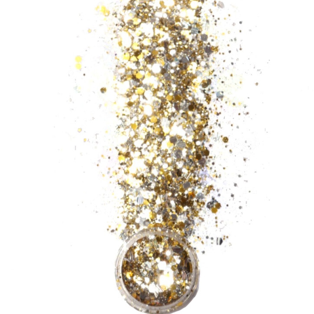 Gold and Silver Festival Glitter Cosmetic Glitter